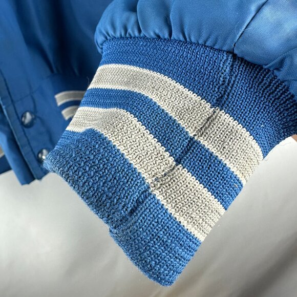 Vintage 90's Chalkline NFL Seattle Seahawks Satin Style Varsity Jacket - Picture 6 of 16